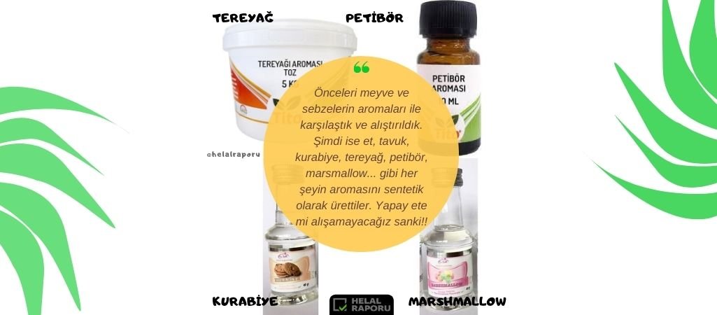 Her Şeyin Yapayına Alıştırıldık. Aroma Neden Olmasın!